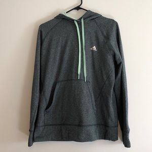 Adidas Blue Heathered Hoodie